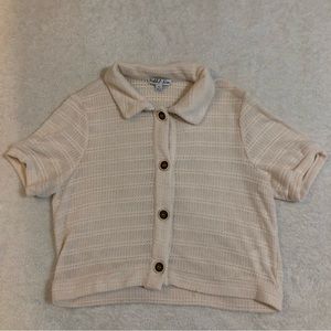 Rabbit Rose Girls S Button Down Shirt